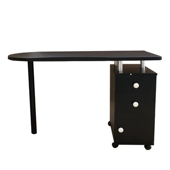 (120 x 54 x 75)cm Dve Farby na Nechty, Stôl na Manikúru Nechtov Stôl so Zásuvkou Biela NÁS Skladu