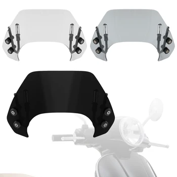 Artudatech Krátke Motocykel čelné Sklo Čelné sklo vhodné pre Vespa Sprint 150 2016-2021