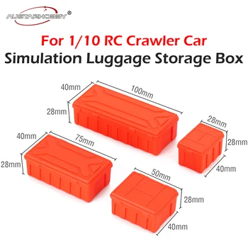 AUSTARHOBBY Simulácia Plastové úschovňa Batožiny Box Dekorácie Nástroj pre SCX10 HSP 90046 TRX4 TRX6 Redcat Gen8 1/10 RC Auto Crawler