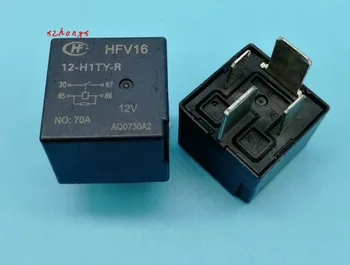 Automobilové relé hfv16-12-h1ty-r skutočné 12V / 70A pin