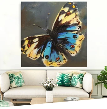 Handpainted Zvierat, olejomaľba na Plátne Moderné Domáce Dekorácie na Stenu Art Obraz Ručne butterfly Obrazy
