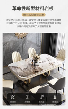 High-end atmosféru modernej jednoduché mramorový stôl vlastné taliansky ľahké luxusné BRIDLICE stôl a stoličky zmes nábytok veľkoobchod
