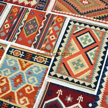 koberec izba Exotické národnej vietor geometrické ručne tkané vlnené kilim koberce, matrace gobelín KOBEREC gc137yg2