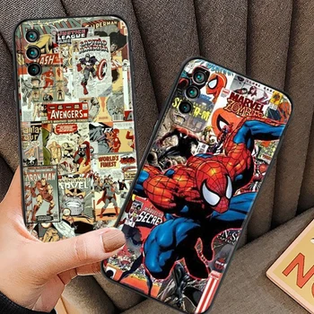 Marvel Spiderman Iron Man Telefón Prípadoch Pre Xiao Redmi 9C 8A 7A 9AT 7 8 2021 7 8 Pro Poznámka 8 9 9T 8T Coque Mäkké TPU Kryt Späť