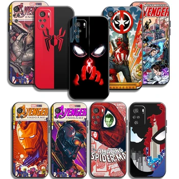 Marvel Spiderman Telefón Prípadoch Pre Xiao Mi 11 Míľ 11 Lite POCO X3 GT X3 Pro M3 POCO M3 Pro X3 NFC X3 Zadný Kryt Funda Coque