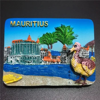Maurícius Svete cestovného Ruchu Pamätník Živice Chladnička Magnet Zber Úľavu Ručne maľované