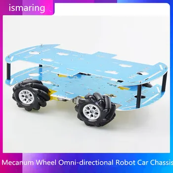 Mecanum Kolesa Omni-directional Robot Auto Podvozku Auta s 4pcs TT Motor pre Arduino Raspberry Pi DIY Hračka Časti