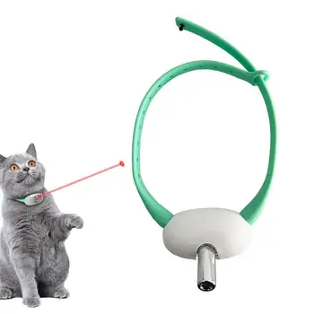 Nositeľné Automatické Hračiek pre Mačky So Svetlami, Elektrický Smart Zábavné Golier Pre Mačiatka Interaktívnych Hračiek pre Mačky Pre Vnútorné Mačky USB Nabíjanie