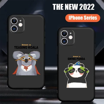 Panda Psa Myš Karikatúra Roztomilý Legrační pre IPhone 11 12 13 Mini 11 Pro X XS Max XR 6 7 8 Plus SE Telefón Prípade, Mäkké Silikónové Tpu Kryt