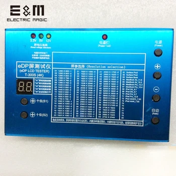 Profesionálne 4K T300S eDP Tester LCD Displej pre Zobrazenie na displeji Vstavané Konštantný Prúd Booster Okruhu