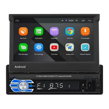 Rádio Auto Android 8.1 Jeden Din Stereo 7 Palcový 1 G 16 G Dotykový Displej FM, Bluetooth, WiFi, GPS Navigácie Rádia Pre vw autorádio