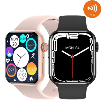 Serie 7 Smartwatch S7 Pro NFC Bluetooth Hovor Vlastné Voĺba Smart Hodinky Muži Ženy Bezdrôtovú Nabíjačku Hlas PK W27 W37 Pro Sledovať Prípade