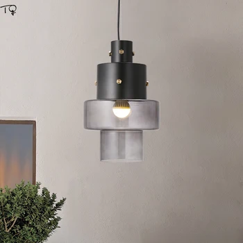 Taliansky Dizajn Priemyselných Retro Železa, Umelecké Sklo Prívesok Svetlá Diesel Gask Dizajnér LED Visí Lampa Loft Dekor Reštaurácia Štúdio