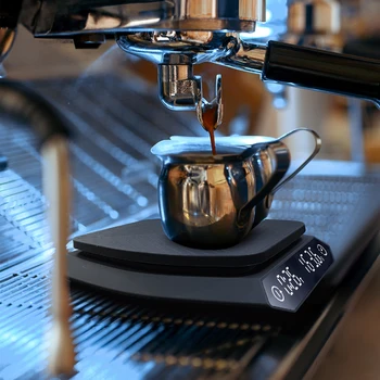 Timemore kávy rozsahu digitálneho displeja smart stupnice pre variť kávu 2 kg USB kuchynská váha