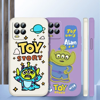 Toy Story Tri Oči Telefón Prípade Realme Q3S GT 2 S7 ST S2 C25Y C21Y C11, C17 Narzo 50A 50i 30 20 Kvapaliny Lano Funda Kryt Mäkké