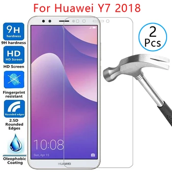 tvrdené sklo screen protector pre huawei y7 pro prime 2018 puzdro na y 7 7y y7pro y7prime y72018 ochranné telefón coque 9h