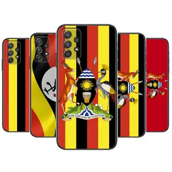Uganda National Flag Telefón Prípade obal Pre Samsung Galaxy A70 A50 A51 A71 A52 A40 A30 A31 A90 A20E 5G a20s Black Shell Art Bunka Co