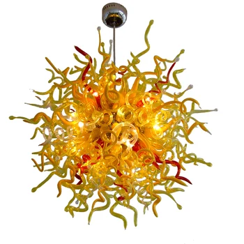 Vysoko Kvalitný Turecký Mozaiky Lampa Luster Kryštály Lampy, Ručne Fúkané Sklo, Stropné Svetlá