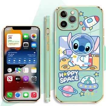 Zlatenie Telefón Disney Steh Astronaut puzdro pre iPhone 11 12 13 14 Pro Max 7 8 Plus Mini 11pro i11 12pro Shockproof Farby